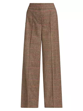Barnet Plaid Wool-Blend Pants | Saks Fifth Avenue