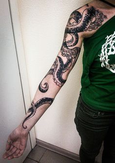 tentacle tattoo