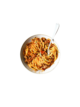spaghetti pasta food