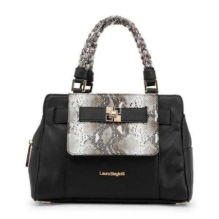 Holdalls & Weekend Bags | Shop Women's Laura Biagiotti Black Leather Handbag at Fashiontage | LB18S112-2_NERO-Black-NOSIZE