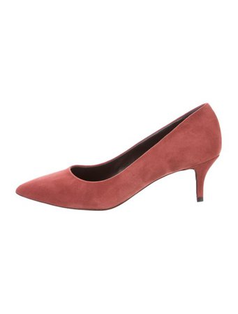 Abel Muñoz Suede Pointed-Toe Pumps - Shoes - W7A20495 | The RealReal