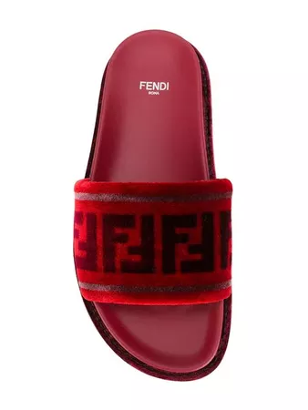 FENDI Fur slides