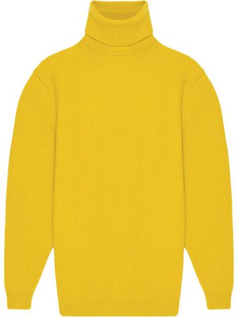 Yellow FENTY Oversized turtleneck sweater R0275W1CL700 - Farfetch
