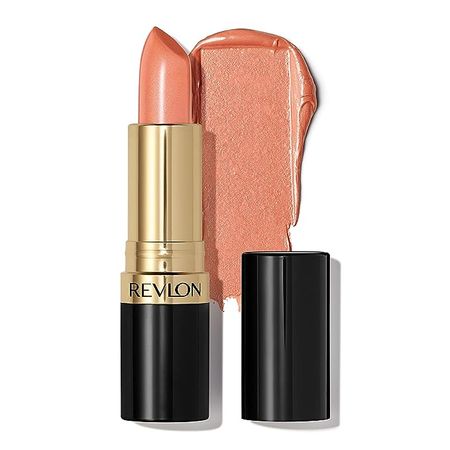 Revlon Super Lustrous Lipstick, High Impact Lipcolor with Moisturizing Creamy Formula, Infused with Vitamin E and Avocado Oil in Reds & Corals, Apricot Fantasy (120) 0.15 oz : Beauty & Personal Care
