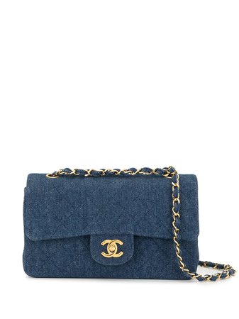 Chanel Chanel Pre-Owned 1990 Double Flap 23 Shoulder Bag Vintage