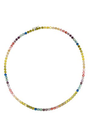 RAGEN Jewels Rainbow Tennis Necklace | Nordstrom