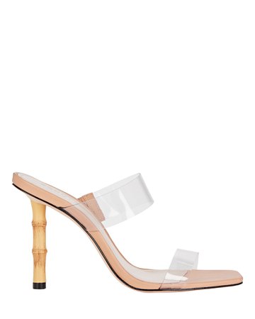 Schutz | Colette Bamboo and PVC Sandals | INTERMIX®