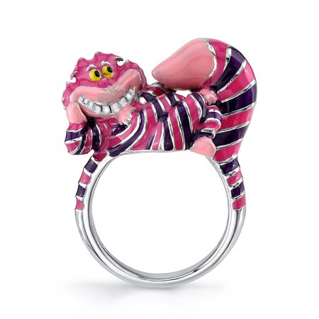 Disney X RockLove Alice in Wonderland Cheshire Cat Enamel Ring – RockLove Jewelry