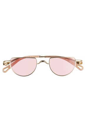 Chloé Ayla 45mm Half Circle Sunglasses