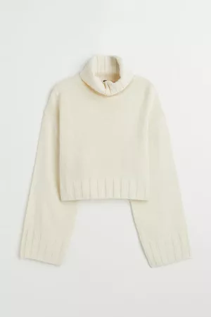 Turtleneck Sweater - Cream - Ladies | H&M US
