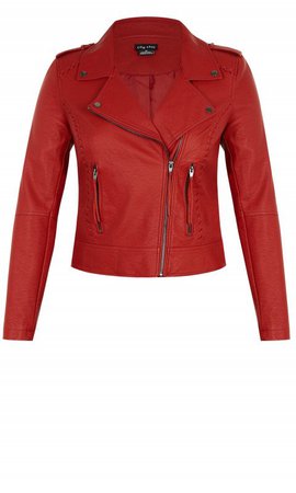 Shop Women's Plus Size Whip Stitch Biker Jacket - Coats & Jackets | City Chic USA