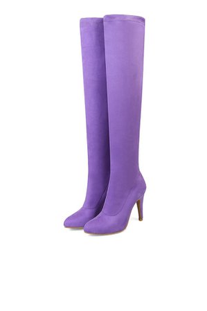 Purple Boot Heels
