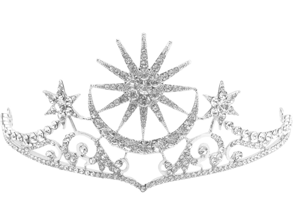 silver celestial crown
