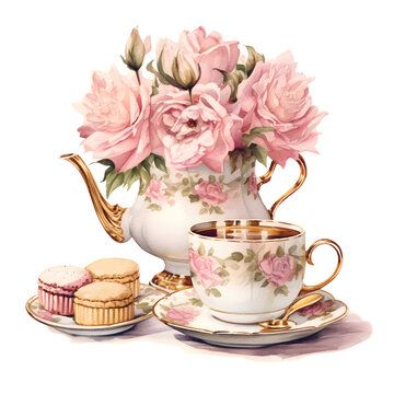Watercolor Tea Party Images – Browse 5,322 Stock Photos, Vectors, and Video | Adobe Stock