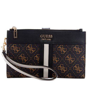 GUESS Kasinta Double Zip Organizer Wallet & Reviews - Handbags & Accessories - Macy's