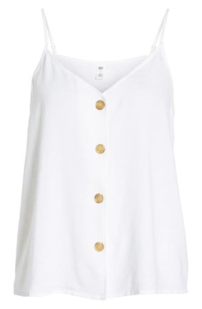 BP. Linen Blend Camisole Top White