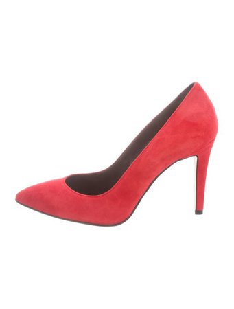 Abel Muñoz Suede Pointed-Toe Pumps - Shoes - W7A20480 | The RealReal