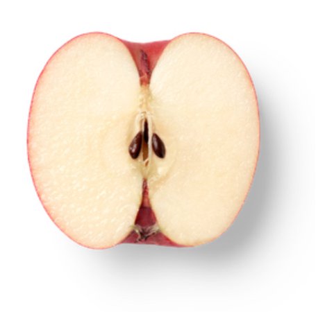apple halved