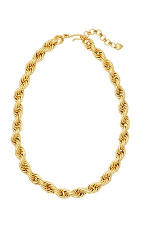 Gold-Tone Spiral Staircase Necklace by Brinker & Eliza | Moda Operandi