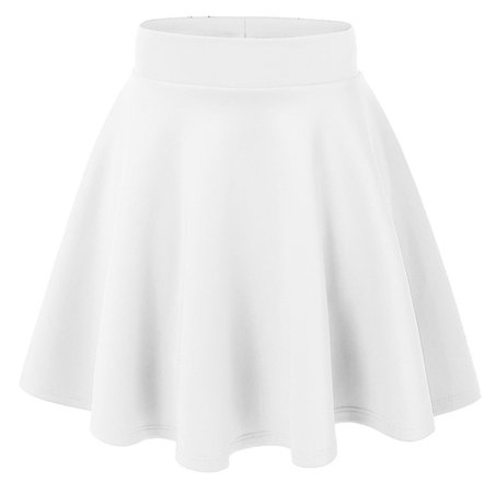 White Skater Skirt
