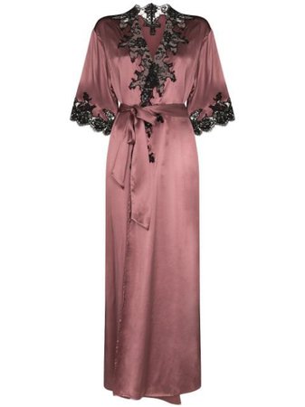 Gilda & Pearl Slip Dress Longo Gilded Em Seda - Farfetch