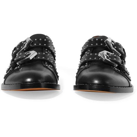 Givenchy Studded brogues in black leather
