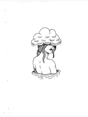 "Head in the clouds tattoo" Poster by TattooArtiste | Redbubble