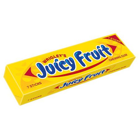 Wrigleys Juicy Fruit 7 Sticks - Mints Chewing Gum
