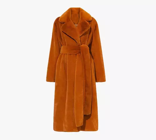 Long Rabbit Fur Mink Overcoat Thickened Fleece Coat