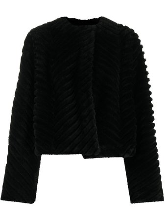 Givenchy, Faux Fur Quilted Hacket