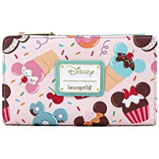 Amazon.com: Loungefly Disney Mickey and Minnie Mouse Sweets Ice Cream Womens Double Strap Shoulder Bag Purse