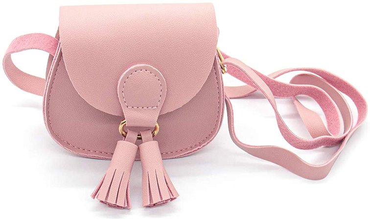 Amazon.com: AUEAR, 1 Piece Charming Pink Crossbody Bag with Tassel Mini Shoulder Purse Backpacks : Clothing, Shoes & Jewelry