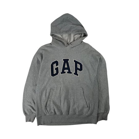 Vintage 90s gap basic logo hoodie very rare Mens... - Depop