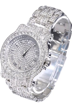 silver bracelet silver watch men accessories