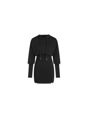 black Cider hoodie dress