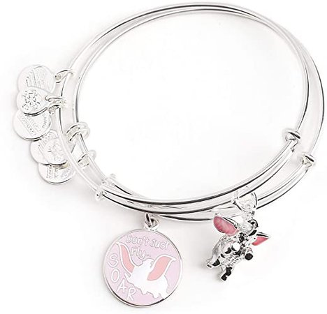 Amazon.com: Disney Parks Alex and Ani Dumbo Bangle Bracelet Set: Jewelry