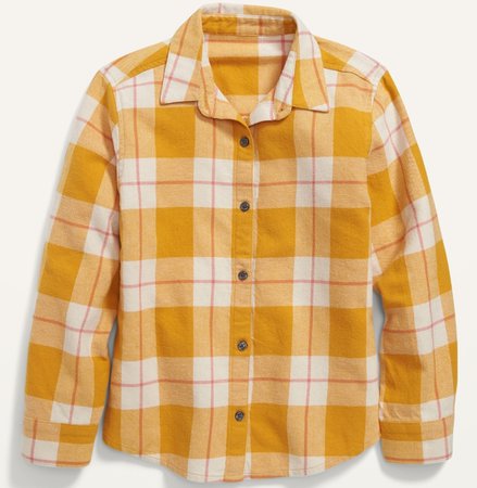 yellow/orange flannel