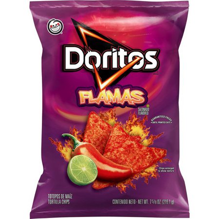 Sabritas Doritos Flamas Sazonado Tortilla Chips, 7.63 Oz. - Walmart.com