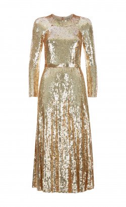 Ray Sequin Dress - Sequins temperley london