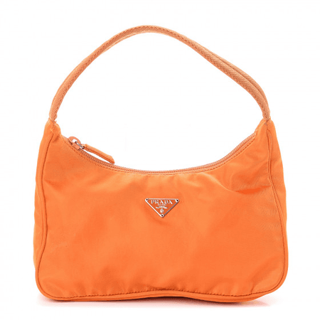 orange prada purse