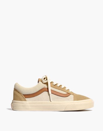 Women's Madewell x Vans® Unisex Old Skool Lace-Up Sneakers in Camel Colorblock | Madewell