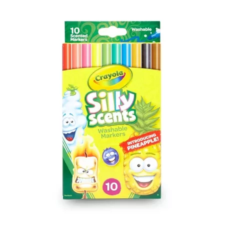 Crayola® Silly Scents™ Markers Fineline 10ct : Target