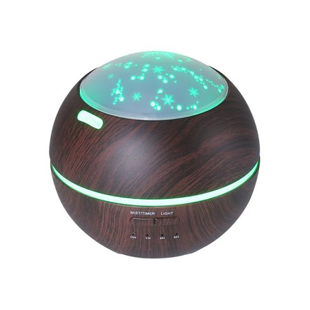 Amazon.com: TOMNEW 150ML Aromatherapy Diffuser Ultrasonic Essential Oil Diffuser Kids Room Fragrance Mini Aroma Humidifier Wood Grain Waterless Auto Shut-Off and 7 Color LED Lights Changing for Home Baby (Brown): Health & Personal Care