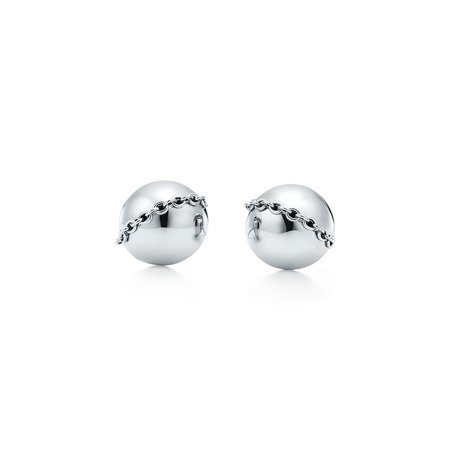 Tiffany HardWear bolt stud earrings in sterling silver. | Tiffany & Co.