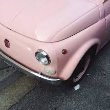 tumblr pink aesthetic car