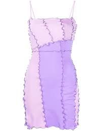 sherris patchwork purple dress
