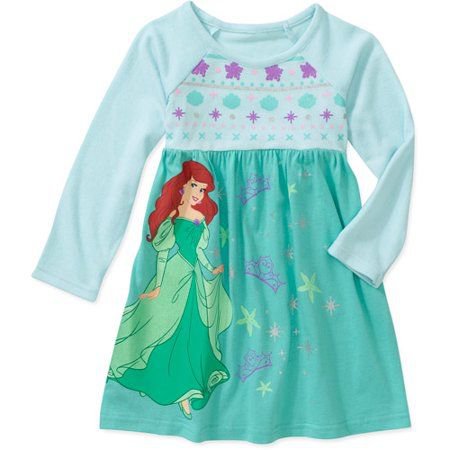Disney Baby Girls' Airel Sweater Dress, Blue | Girl outfits, Sweater dress, Toddler girl outfits
