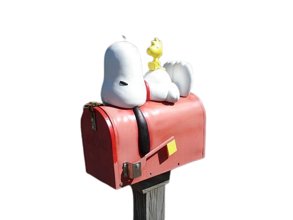 snoopy and Woodstock mailbox