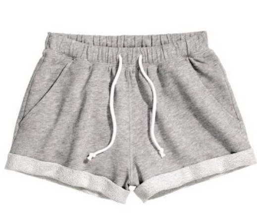 grey athletic shorts