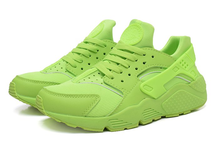 Nike Air Huarache Run Green White Light Green For Men Shoes,nike air max ,nike clearance cheap,Newest, nike huarache white black Fantastic savings